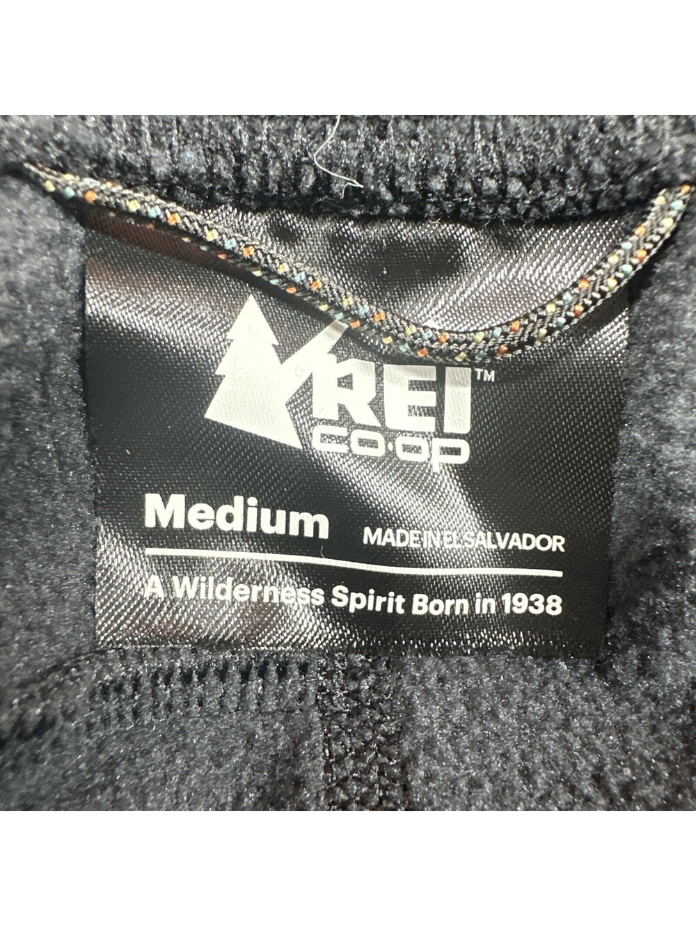 REI Co-op Sweatpants Joggers Mens Size Medium Fleece Black Outdoor Hiking Comfy - Picture 3 of 13